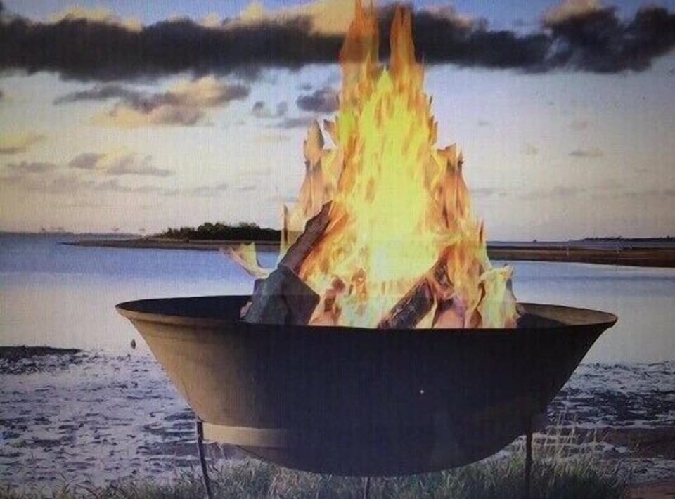 New fire pit has finally arrived