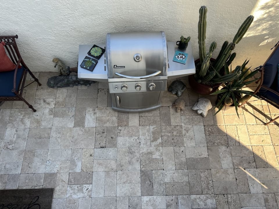 Barbeque on Patio