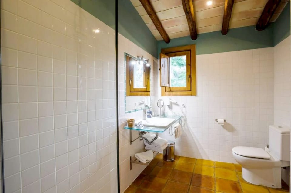 Junior Studio Suite, 1 Queen Bed, Mountain View | Bathroom | Shower, free toiletries, hair dryer, towels