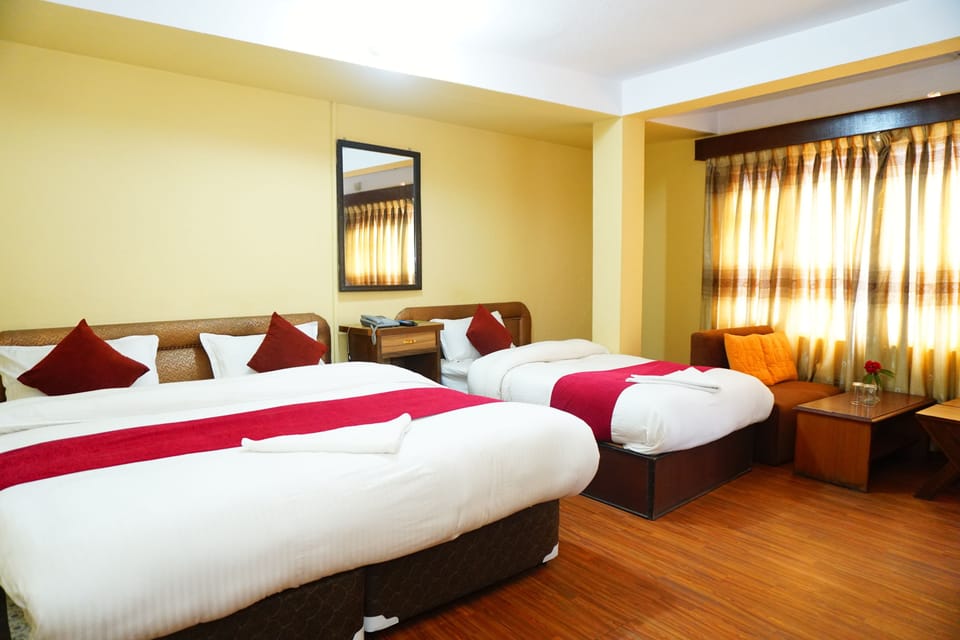 Deluxe Suite, Multiple Beds, Valley View | 1 bedroom, premium bedding, minibar, in-room safe