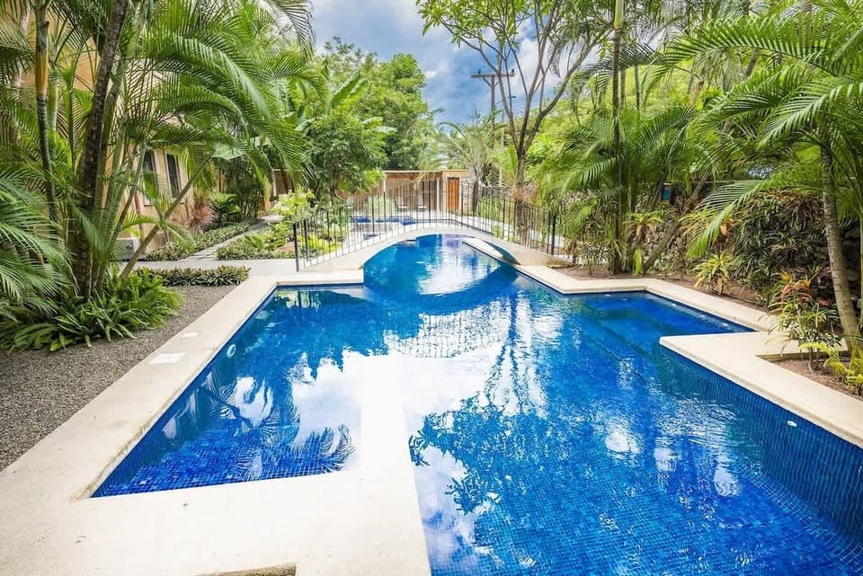 Communal pool area