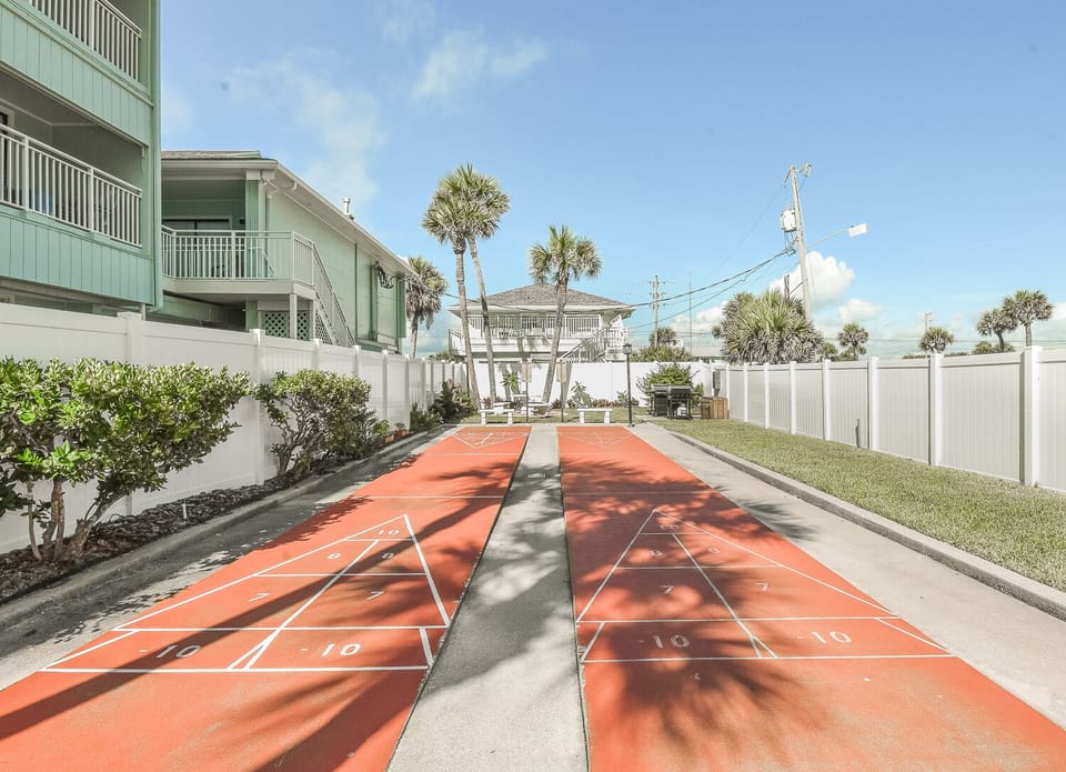 Shuffleboard courts