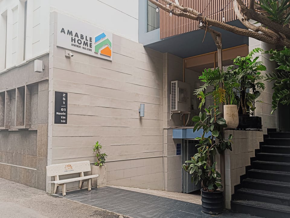 Front of the building