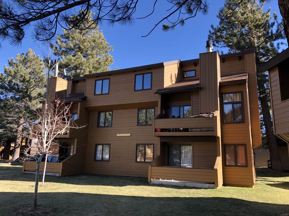 View of Wildflower building, our unit is bottom right 
