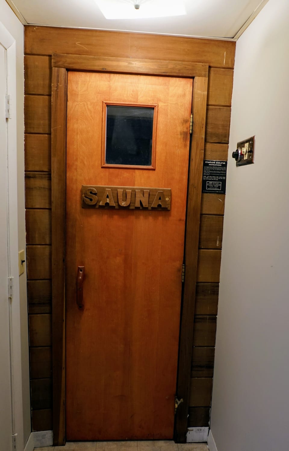 The door says it all