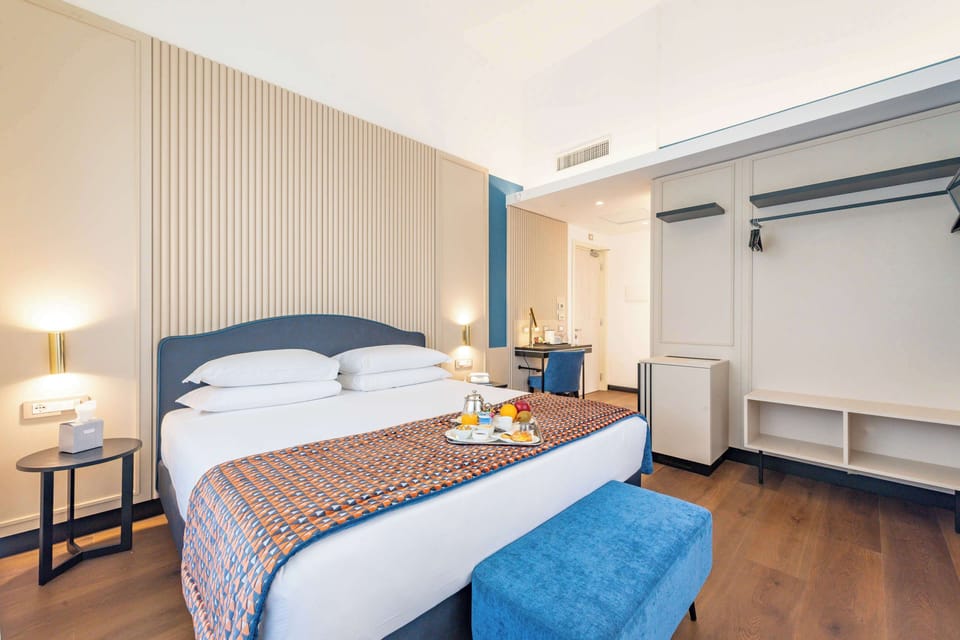 Minibar, desk, rollaway beds, free WiFi