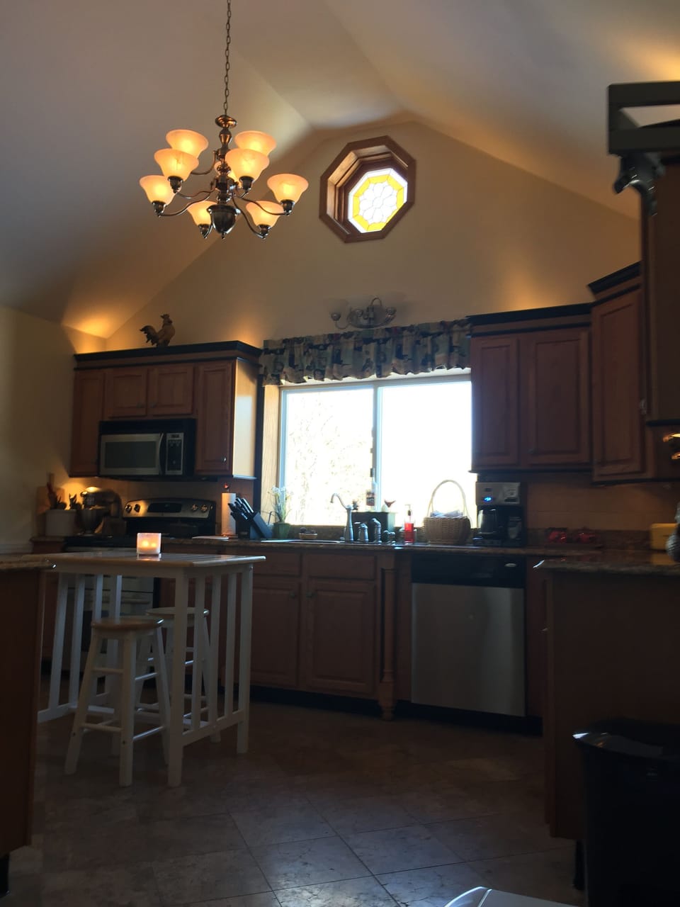 Main House , large Kitchen ,fully equipped Large serving island for buffet meal