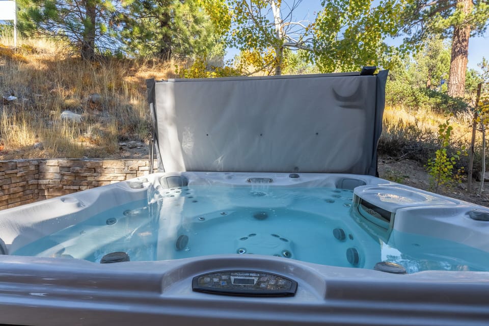 Private Hot Tub on Patio off of Bedroom #2