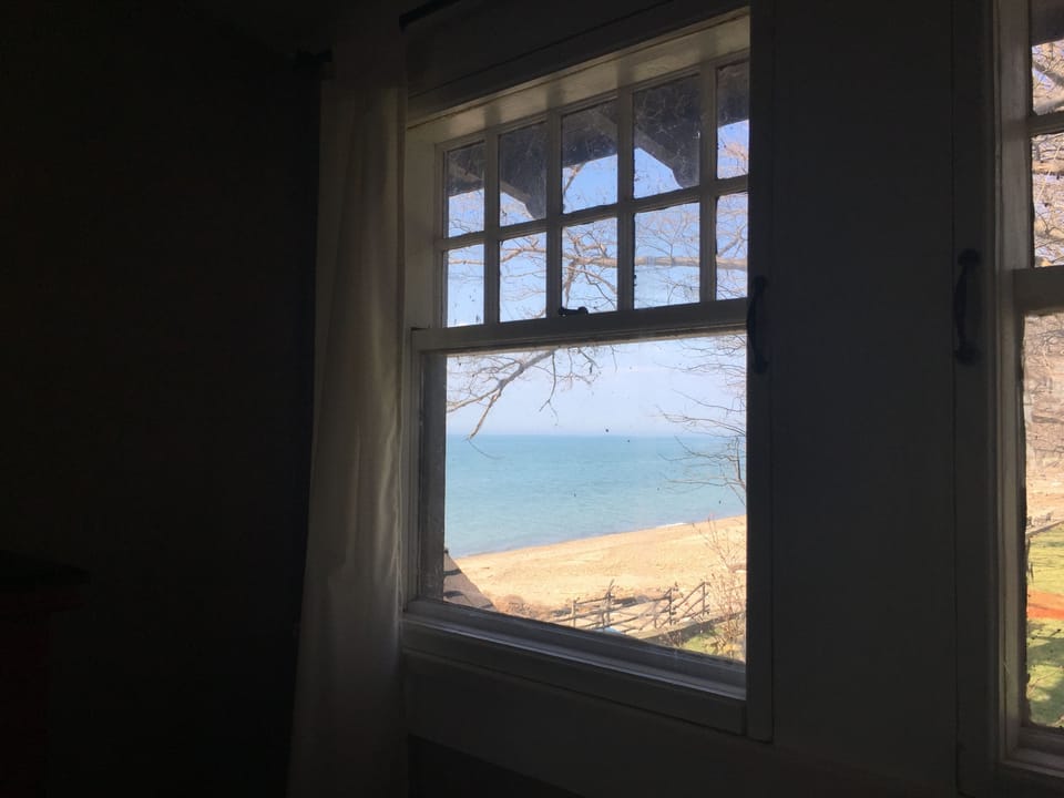 View from the bedroom window!