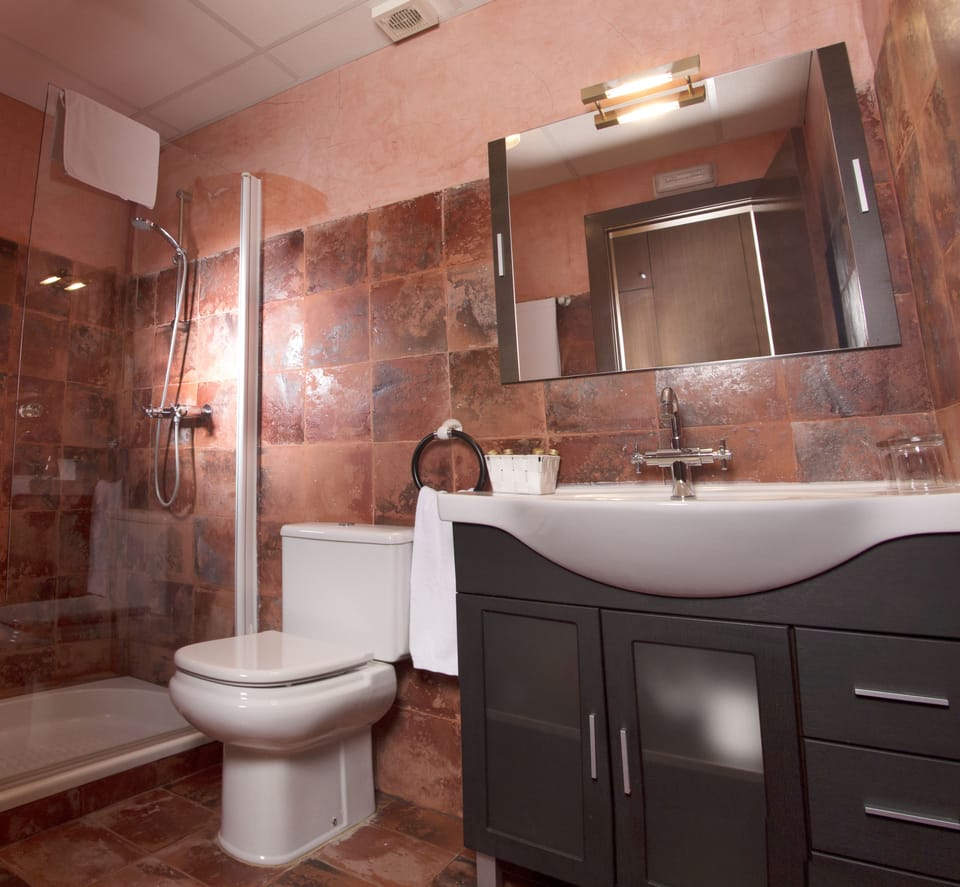Double or Twin Room | Bathroom | Shower, towels