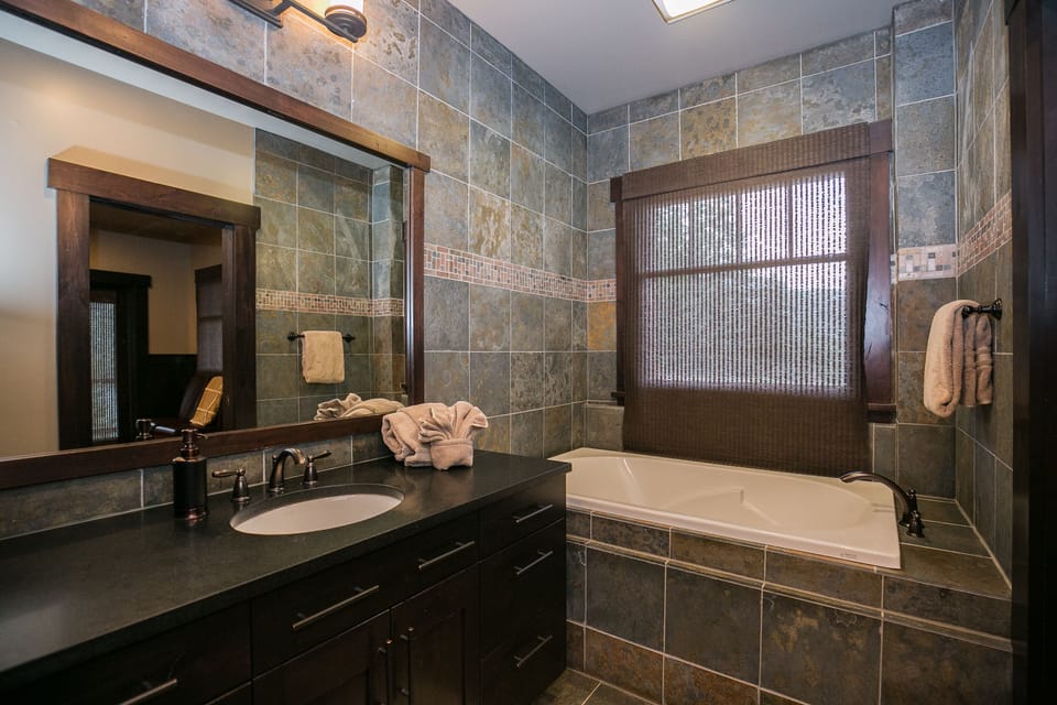 Master bathroom.
