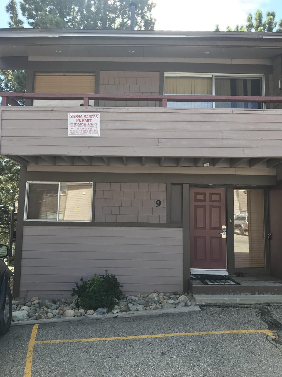 Front Of Condo (parking at your doorstep)