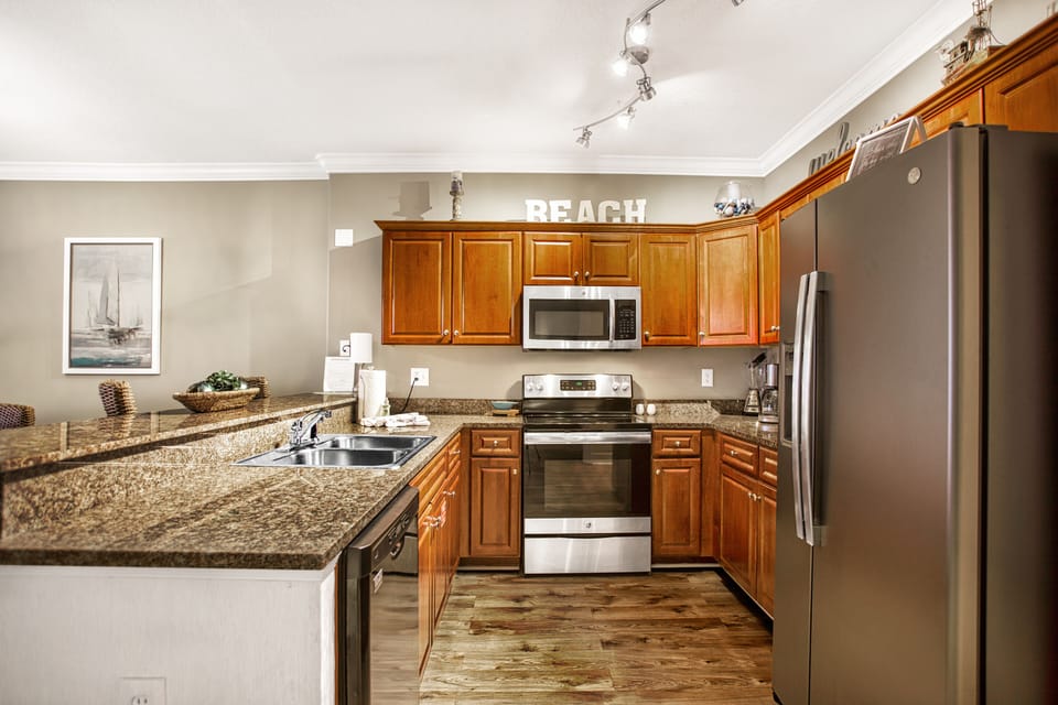 Kitchen with new appliances