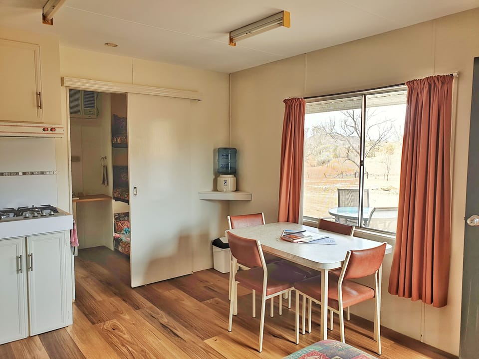 The Governess' Cabin | Living room | 32-inch LCD TV with cable channels, TV, DVD player