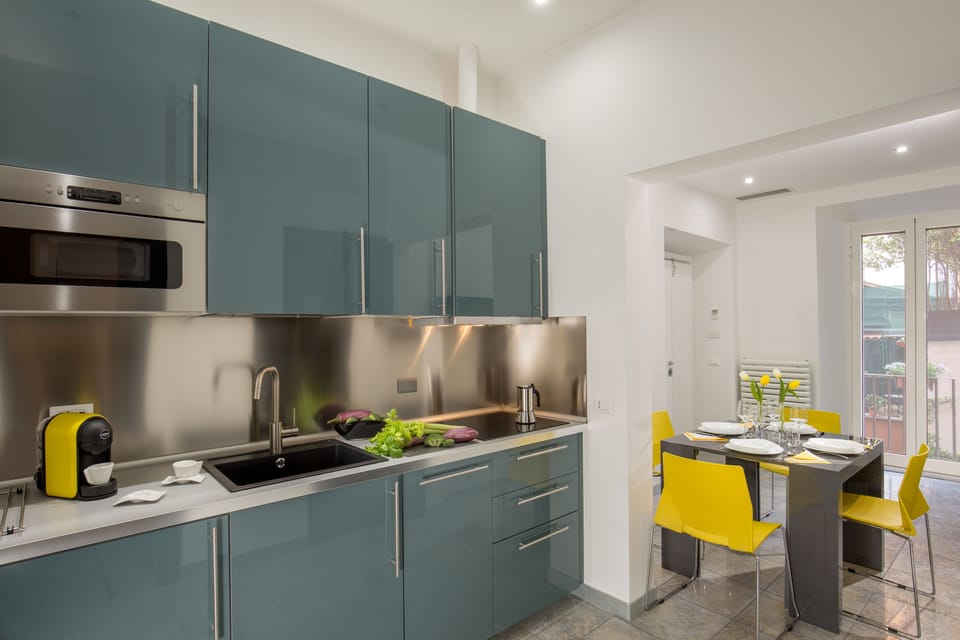 Appartamento, 2 camere da letto, terrazzo, Solo Pernottamento | Private kitchen | Electric kettle