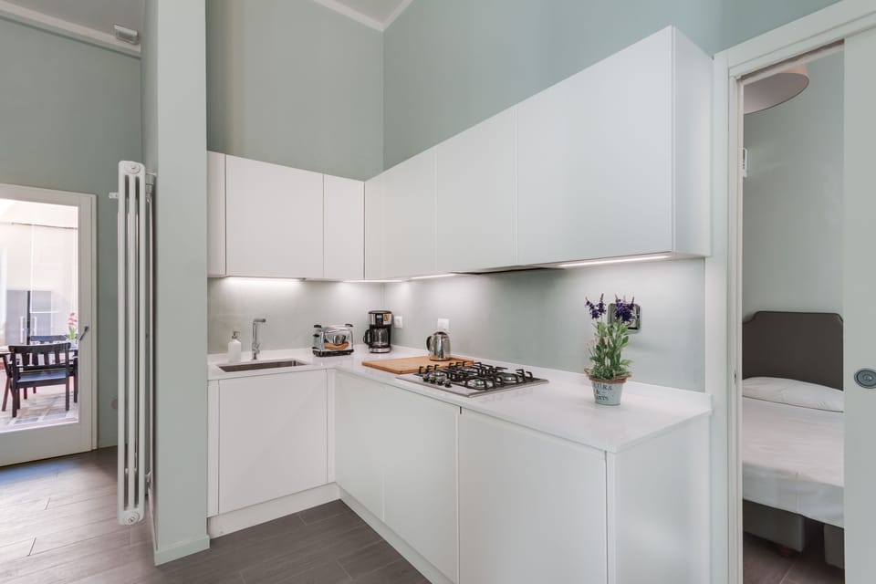 Apartment, 2 Bedrooms | Private kitchen | Fridge, microwave, oven, dishwasher