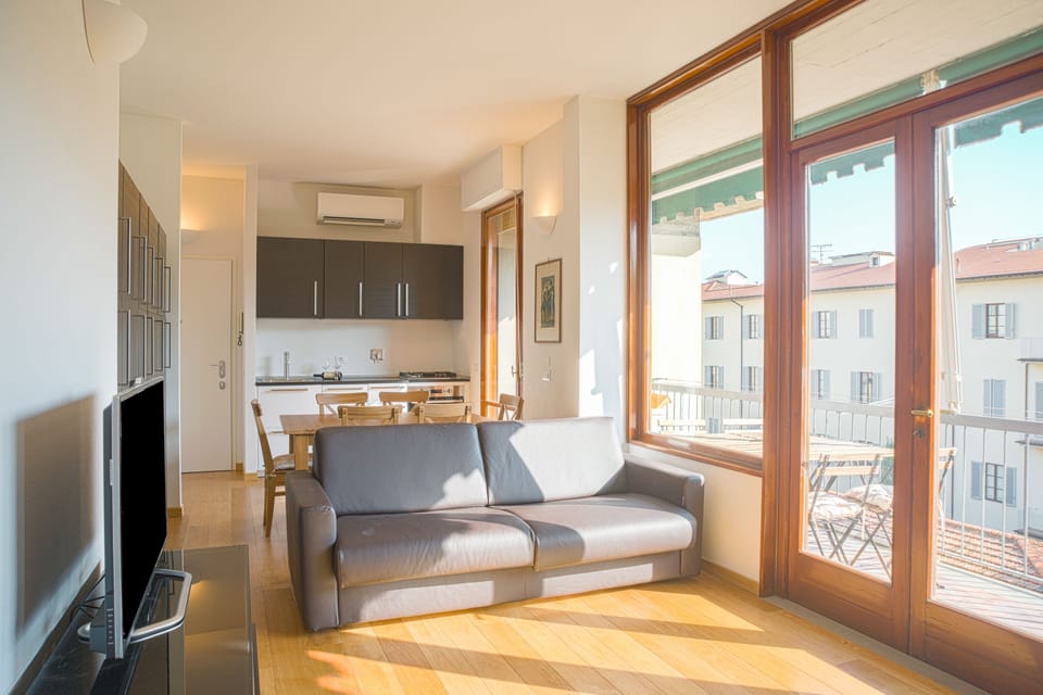 Apartment, 2 Bedrooms | Living area | Flat-screen TV