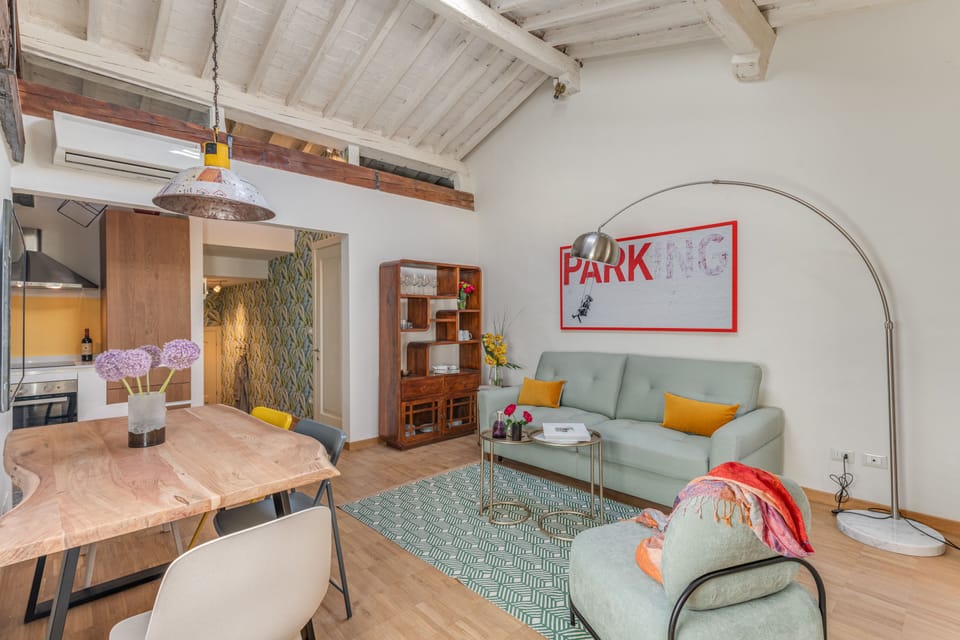 Apartment, 2 Bedrooms | Living room | Flat-screen TV