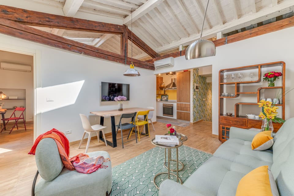 Apartment, 2 Bedrooms | Living room | Flat-screen TV
