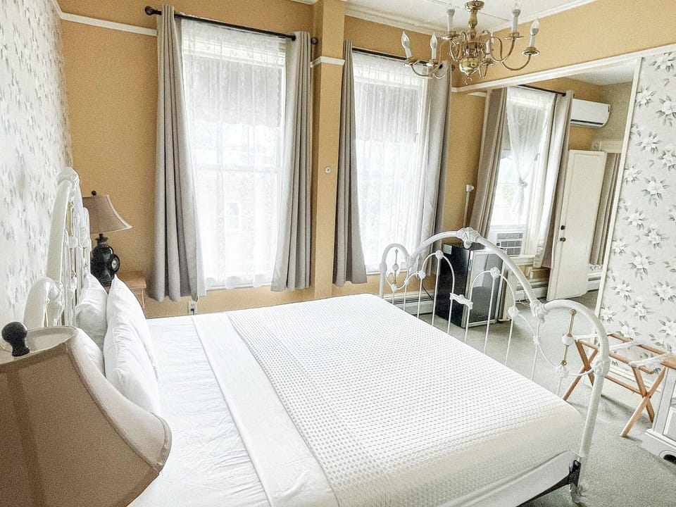 Individually decorated, individually furnished, iron/ironing board