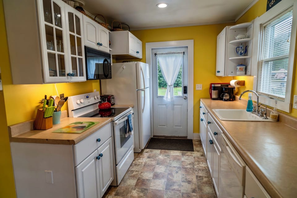 Kitchen fully stocked