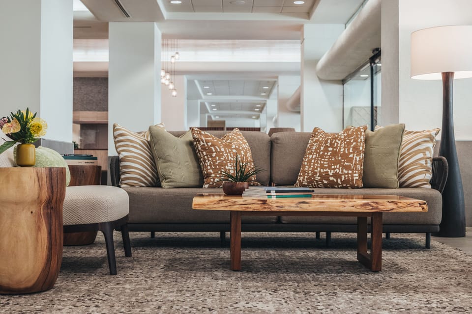Lobby sitting area