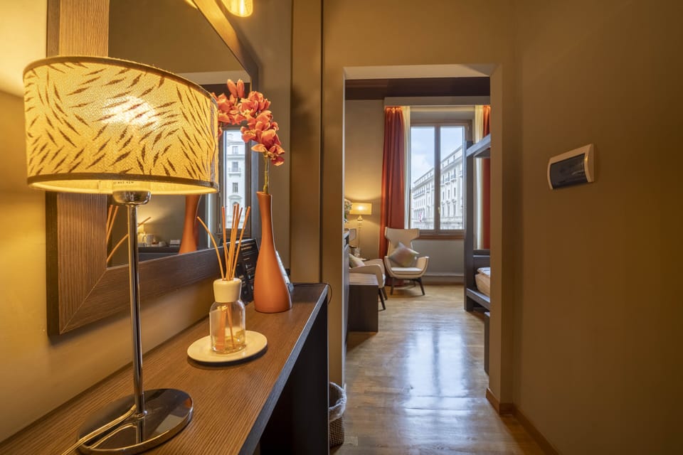 Deluxe Room, 2 Bedrooms, Refrigerator, City View | Hypo-allergenic bedding, minibar, desk, laptop workspace