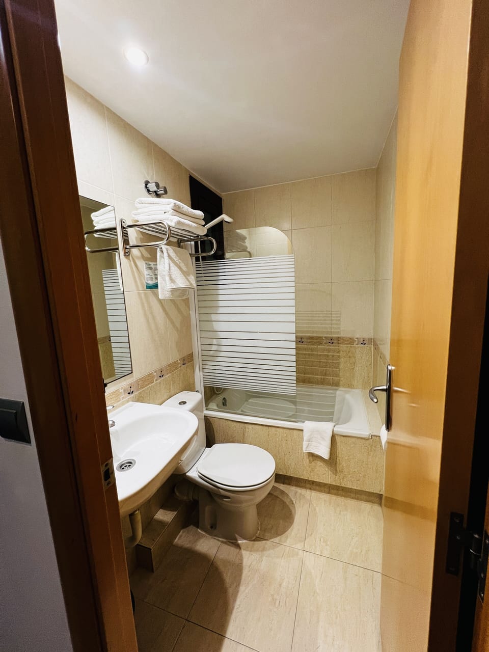 Basic Triple Room | Bathroom | Shower, free toiletries, hair dryer, towels
