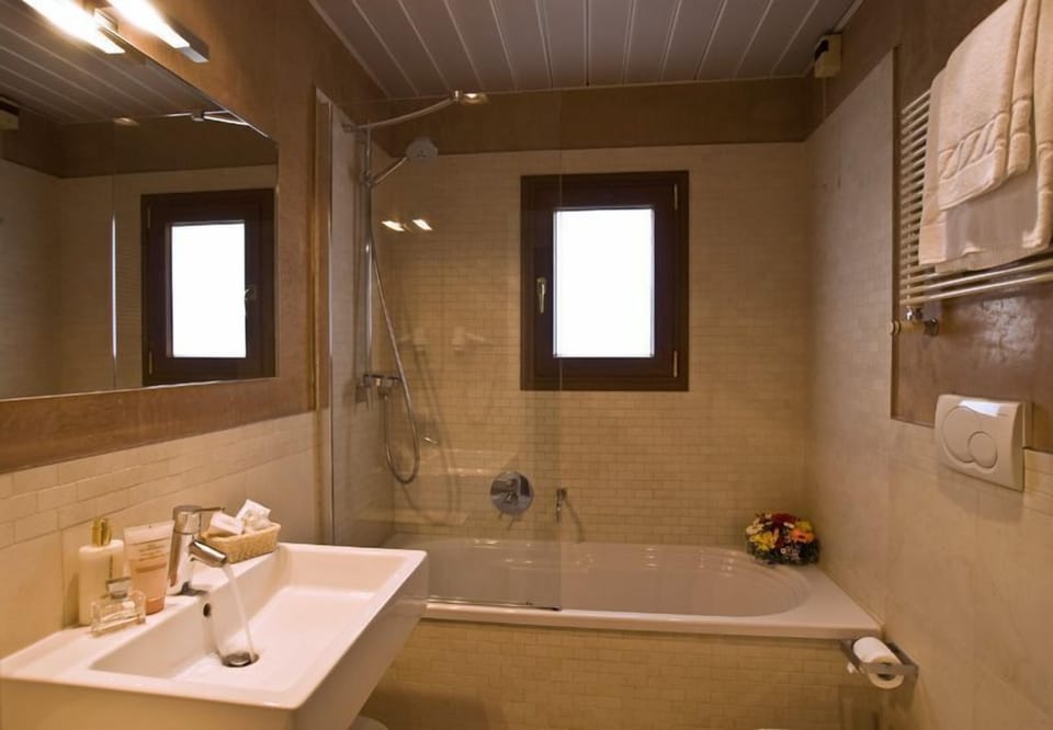 Free toiletries, hair dryer, slippers, bidet