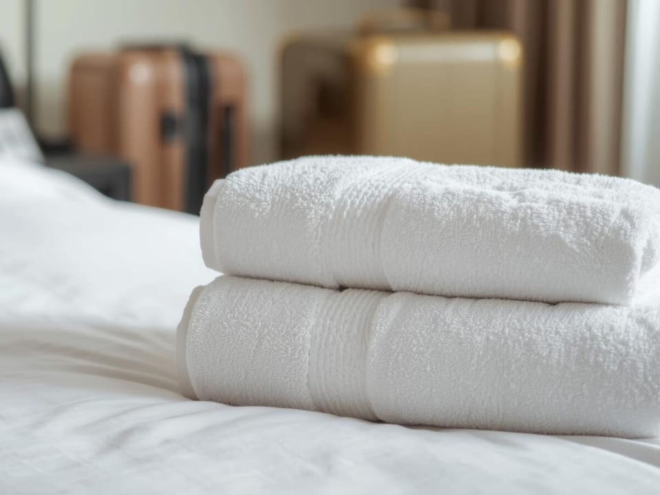 Hypo-allergenic bedding, in-room safe, desk, blackout drapes