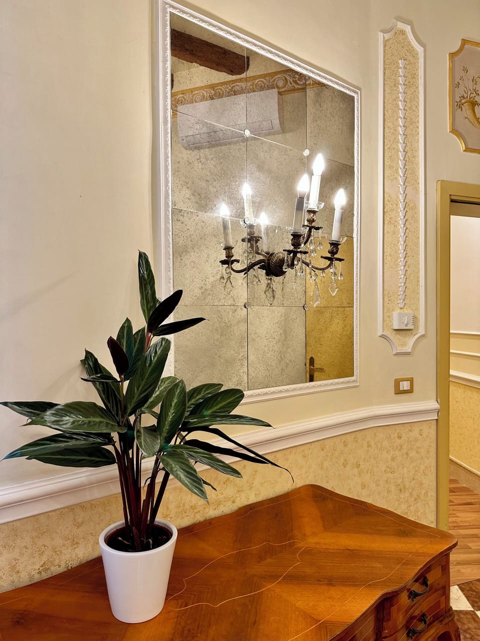 Interior entrance