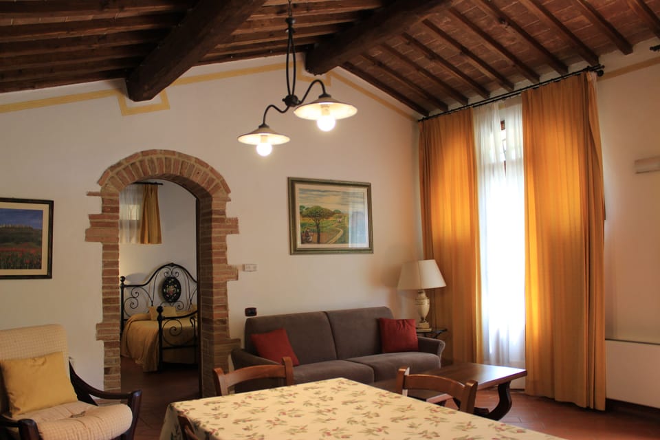 Standard Apartment, Non Smoking (4 People) | Living area | Flat-screen TV