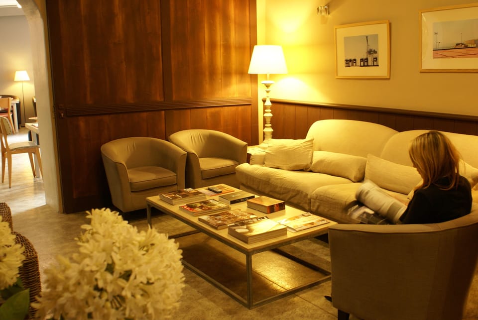 Lobby sitting area