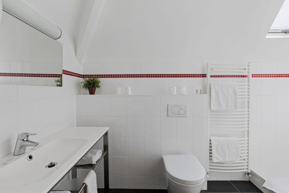 Triple Room | Bathroom | Hair dryer, towels, soap, shampoo