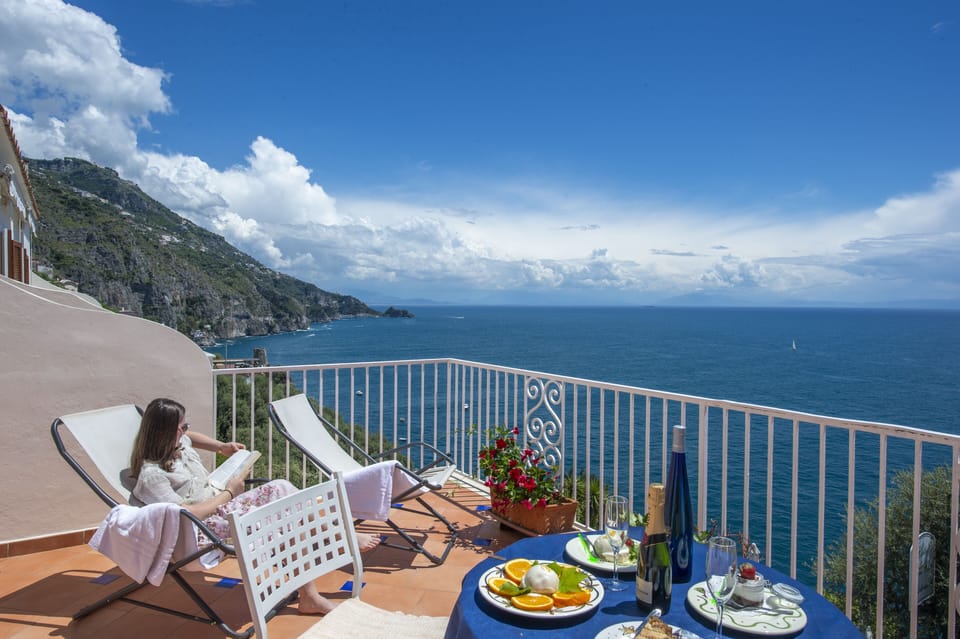 Superior Triple Room, Balcony, Sea View | Balcony view