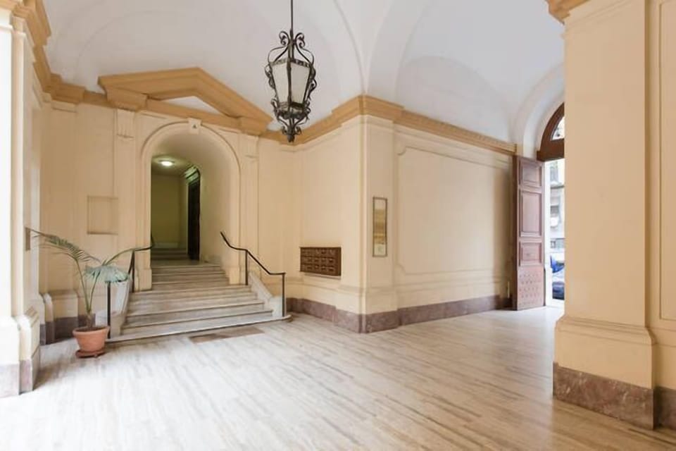 Interior entrance