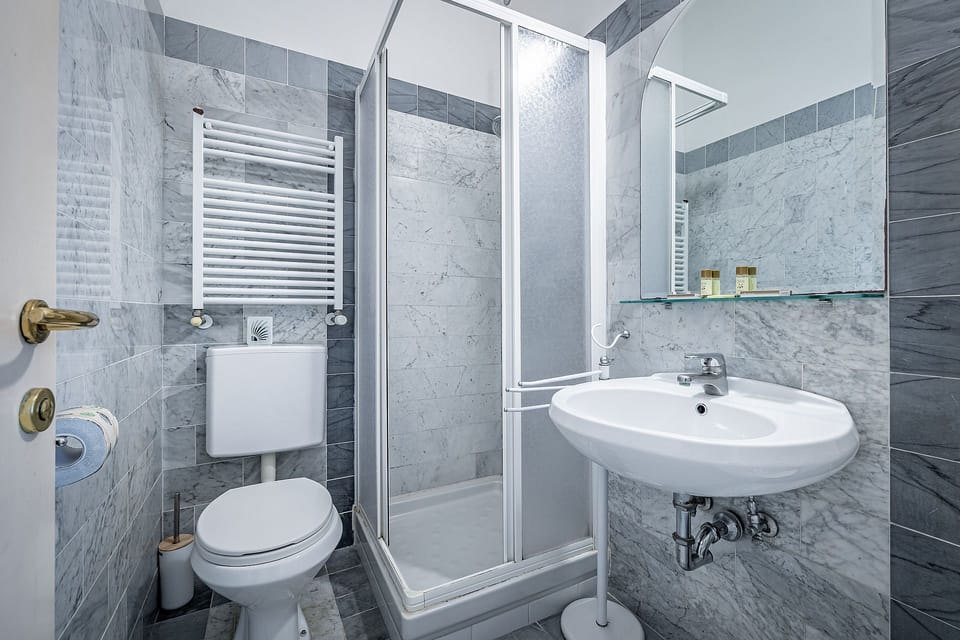 Double Room | Bathroom | Shower, free toiletries, hair dryer, bidet