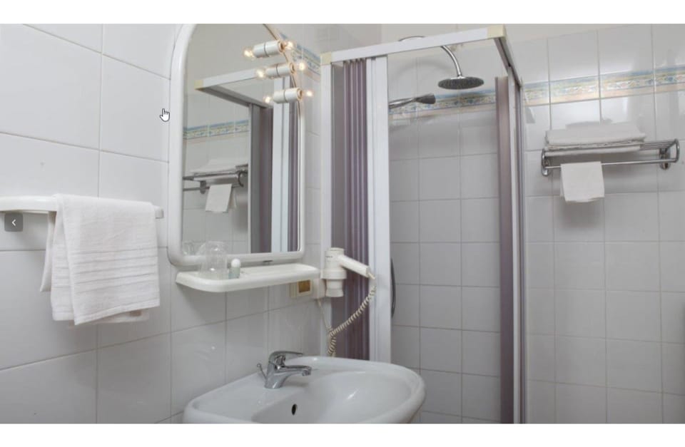 Shower, free toiletries, hair dryer, bidet