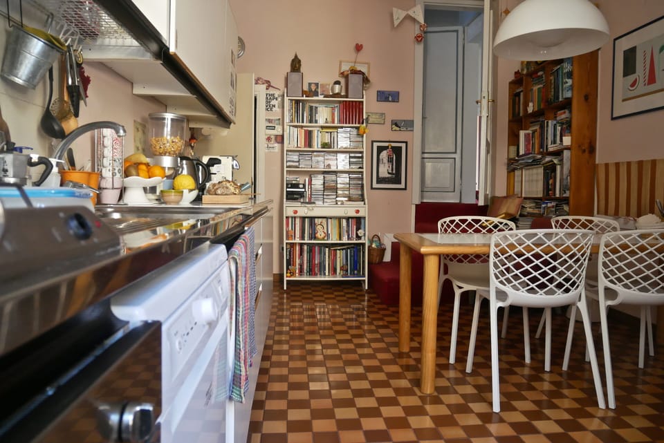 Fridge, coffee/tea maker, electric kettle