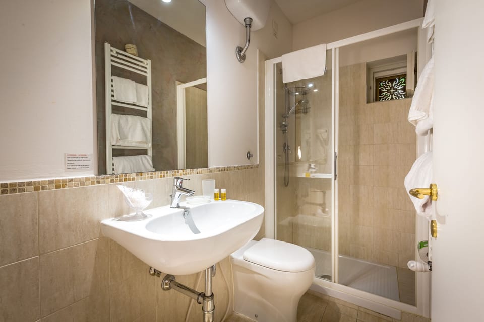 Double Room Single Use, Private Bathroom | Bathroom | Free toiletries, hair dryer, towels, soap