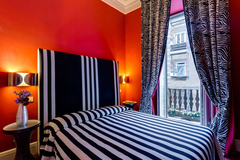 Superior Double Room (Street View) | Premium bedding, desk, free WiFi