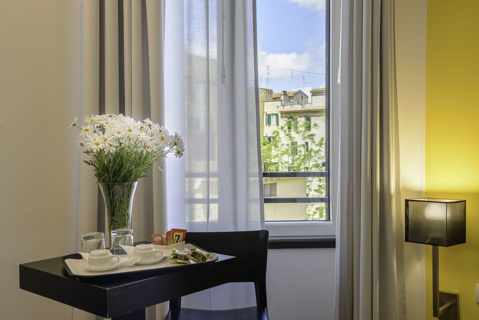 Double Room | Egyptian cotton sheets, memory foam beds, minibar, in-room safe