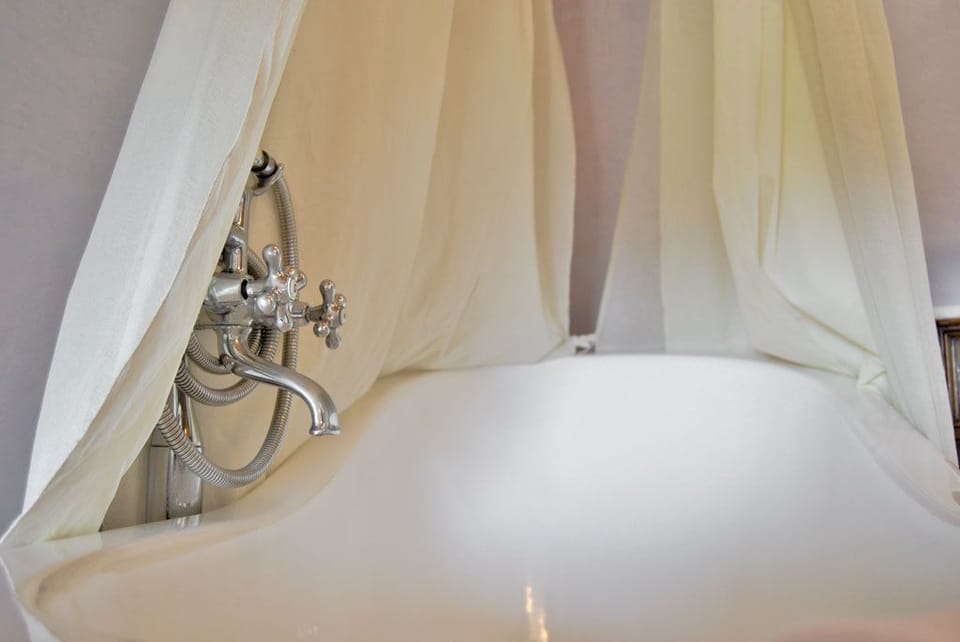 Free toiletries, hair dryer, bidet, towels