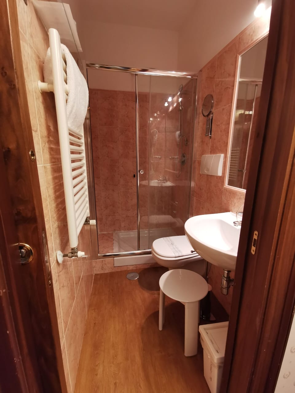 Economy Room | Bathroom | Shower, free toiletries, hair dryer, towels