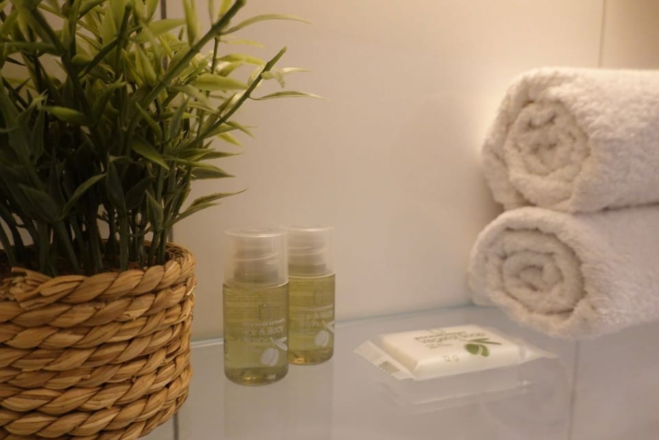 Double Room | Bathroom | Shower, free toiletries, hair dryer, towels