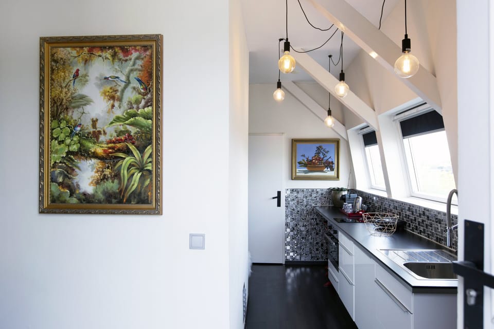 Luxury Suite, 1 Double Bed, Terrace | Private kitchenette