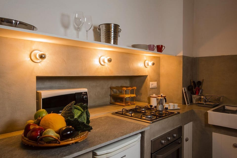 Family Apartment, 1 Bedroom, Ground Floor | Private kitchen | Coffee/tea maker, electric kettle