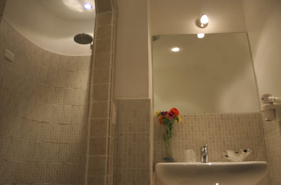 Free toiletries, hair dryer, bidet, towels