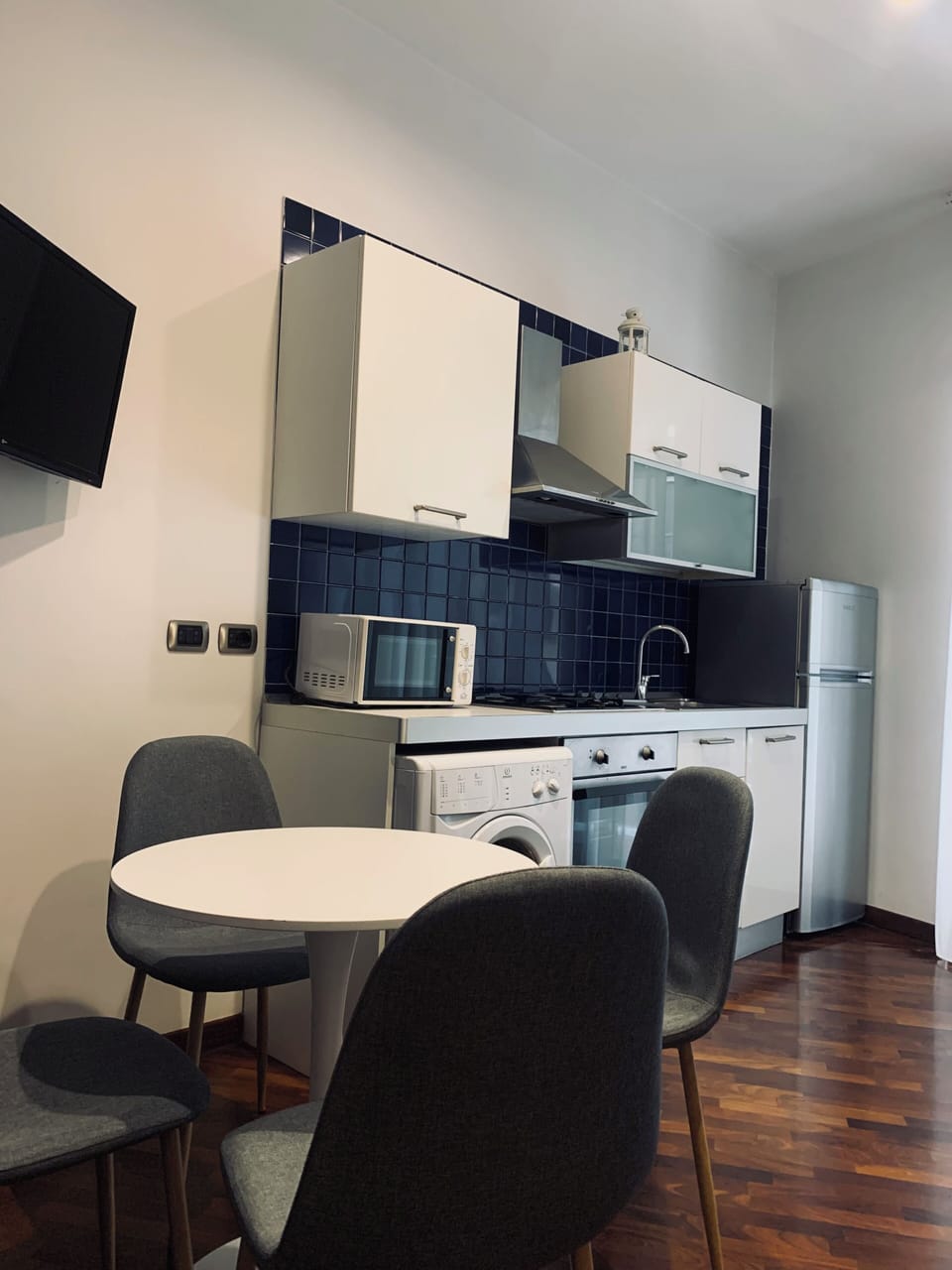 Panoramic Apartment, Kitchenette | In-room safe, laptop workspace, soundproofing, free WiFi