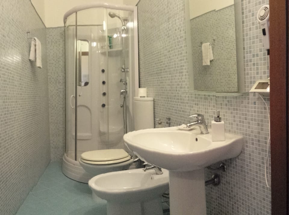 Single Room | Bathroom | Shower, free toiletries, hair dryer, bidet